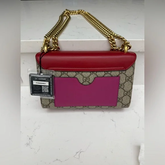 Gucci Padlock - Monogram canvas with Red & Pink accents - Picture 4 of 14